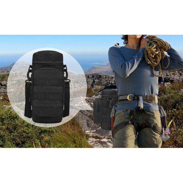 Tactical Molle Water Pouch, Tactical Bottle Holder ornaments Water Bottle Bag Hydration Carrier H20 Pouch Kettle Pouch