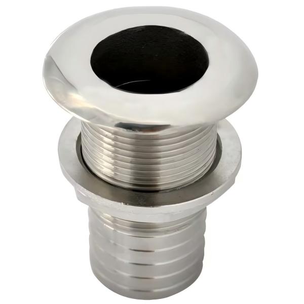 Polishing Surface Marine Hardware 316 Stainless Steel 3/4 Marine Thru Hull