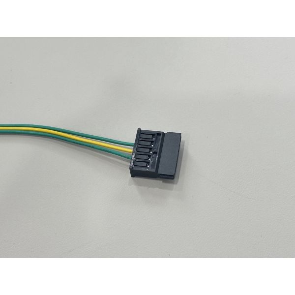 SATA power to 4-pin PCB connector wire cable, signal and power transmission harness, female terminals, customized pitch cable for server, industrial control and automotive devices