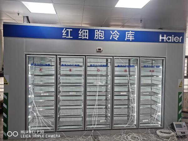 Compressor de rolagem Walkin Freezer Commercial Glass Door Freezer com -0.4f Temperatura