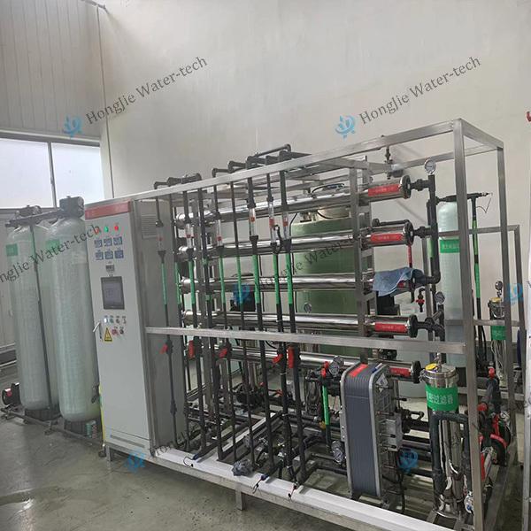 Système RO en acier inoxydable de 1 tonne pour le traitement de l'eau ultrapure de laboratoire