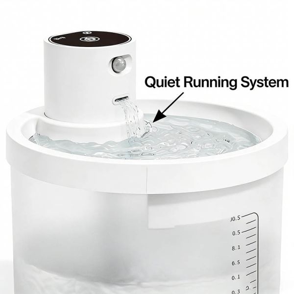 Wholesale Smart Pet Water Fountain Automatic Wireless Filtered Quiet BPA-Free Pet Water Dispenser Bulk