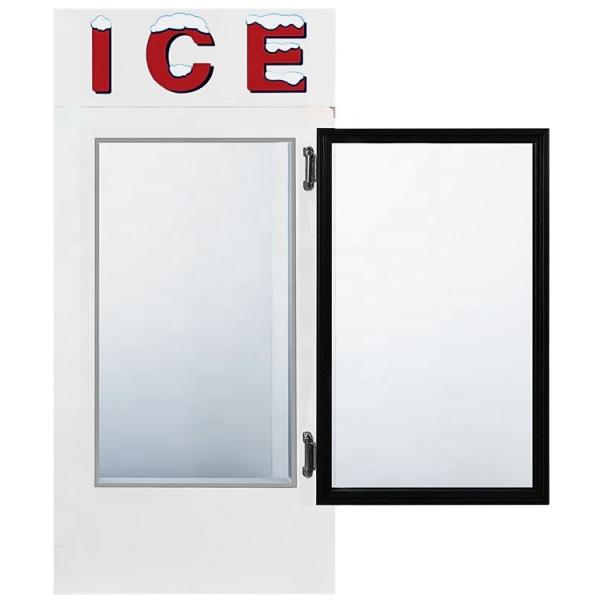 42 Cu. Ft. Indoor Ice Freezer Customized Logo , Outdoor Cold Wall Ice Merchandiser