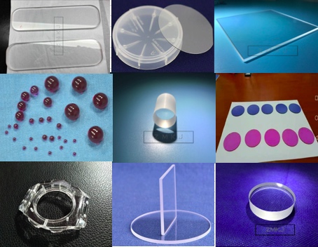 Двойной отполированное стороной синтетическое стекло сапфира толщина 10 кс 12.3мм 0.5мм