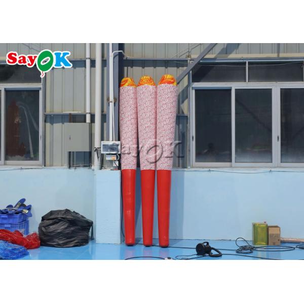 Гигантские раздувные конкуренции игр спорт 3m 10ft раздувные бросают вызов факел потехи