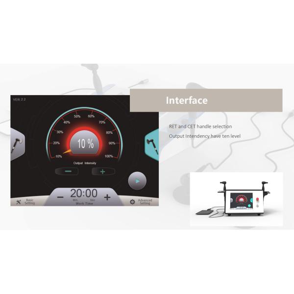 ВЫМАЧИВАЙТЕ диатермию Diatermia Tecar терапией Tecar машины физиотерапии CET RF
