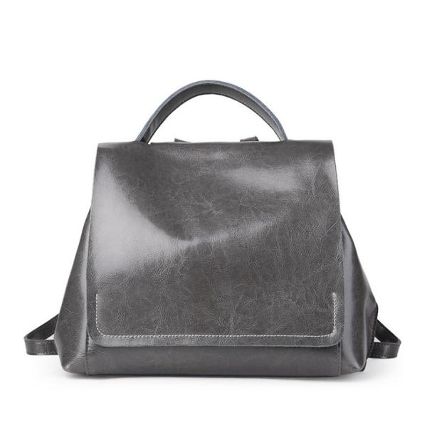 Real Leather Travel Bags Doble Shoulder Bag  Cowhide Women Backpacks