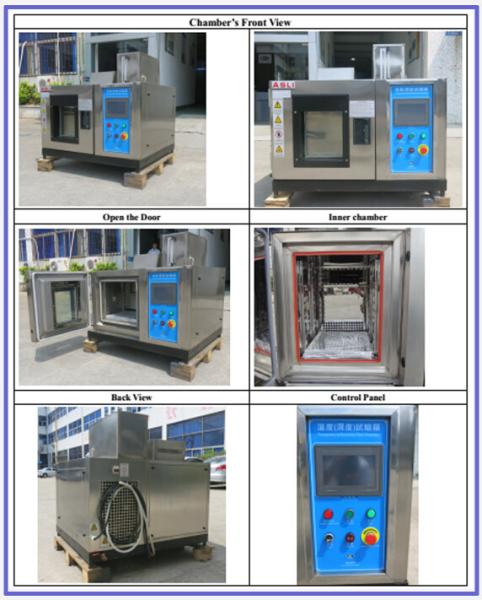 Temperature rasing and falling 3 degree PID Control Digital Constant Temperature and Humidity Test Chamber 50 / 60HZ