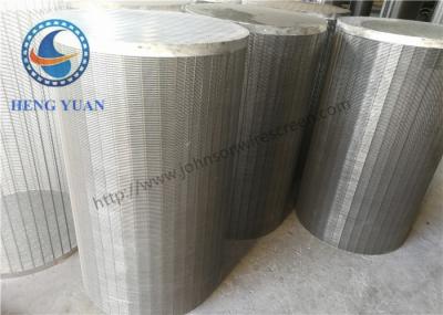 304 SS Johnson Wedge Wire Screen  Groundwater Wells V Shape For Drum FIlter