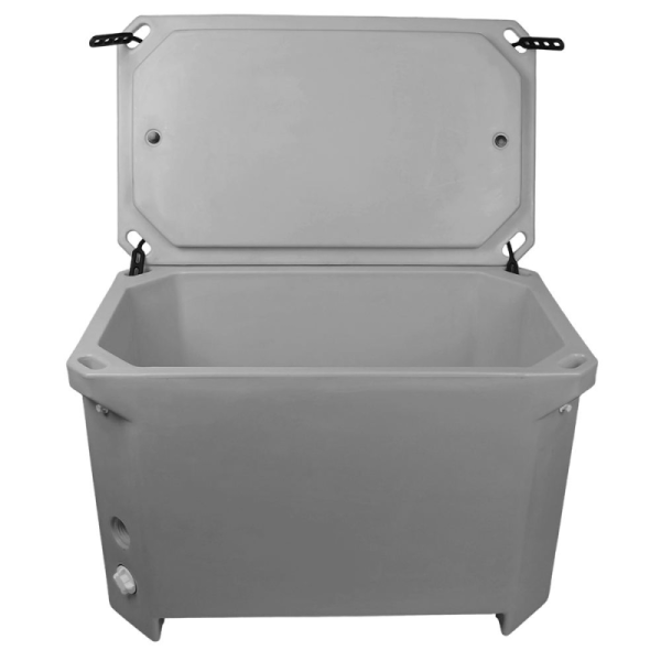 Roto Molded Insulated Tubs Seafood Processing Square Chest Cooler Fish Tank Cold Chain Transportation Bins Commercial Cooler Box