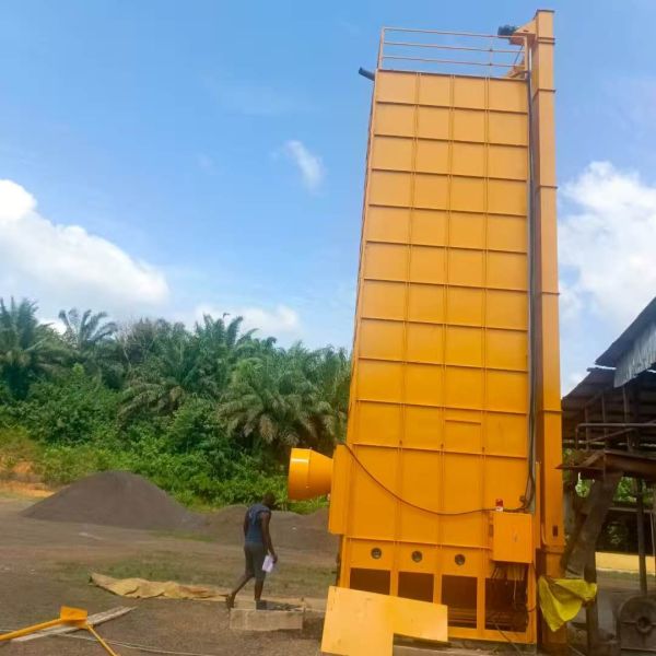 380V 50HZ Corn Drying Equipment / Maize Dryer in 3570*4374*10140mm Overall Size