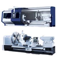 SMTCL CNC lourd tour CNC à lit plat HTC125150 Spindle Boré Diamètre 130 mm Grand tour CNC