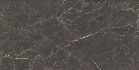 Кухня с темным Брауном плитки пола цвета/30*60 медленно двигают отполированный застеклила плитки