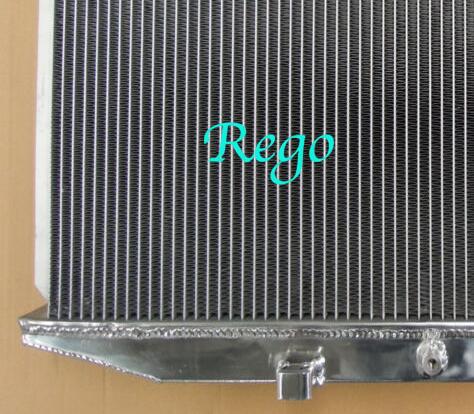2 Row Aluminum Car Radiators , High Effective Solder Aluminum Radiator
