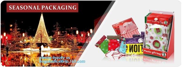 GIFT HOLIDAY PARTY CHRISTMAS SANTA,BIKE BAGS,LEAF BAGS,TREAT BAGS,HALLOWEEN,EASTER,VALENTINE DAY BAGEASE BAGPLASTICS PAC