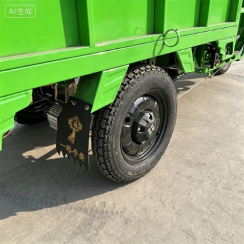 Electric 3-Wheel Garbage Collection Tricycle | Sanitation Waste Collector Vehicle