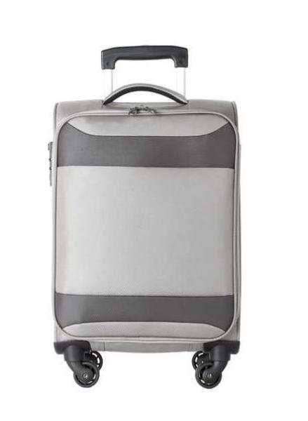 OEM 3pcs  Soft Shell Expandable Luggage Soft Sided Carry On Luggage With Spinner Wheels