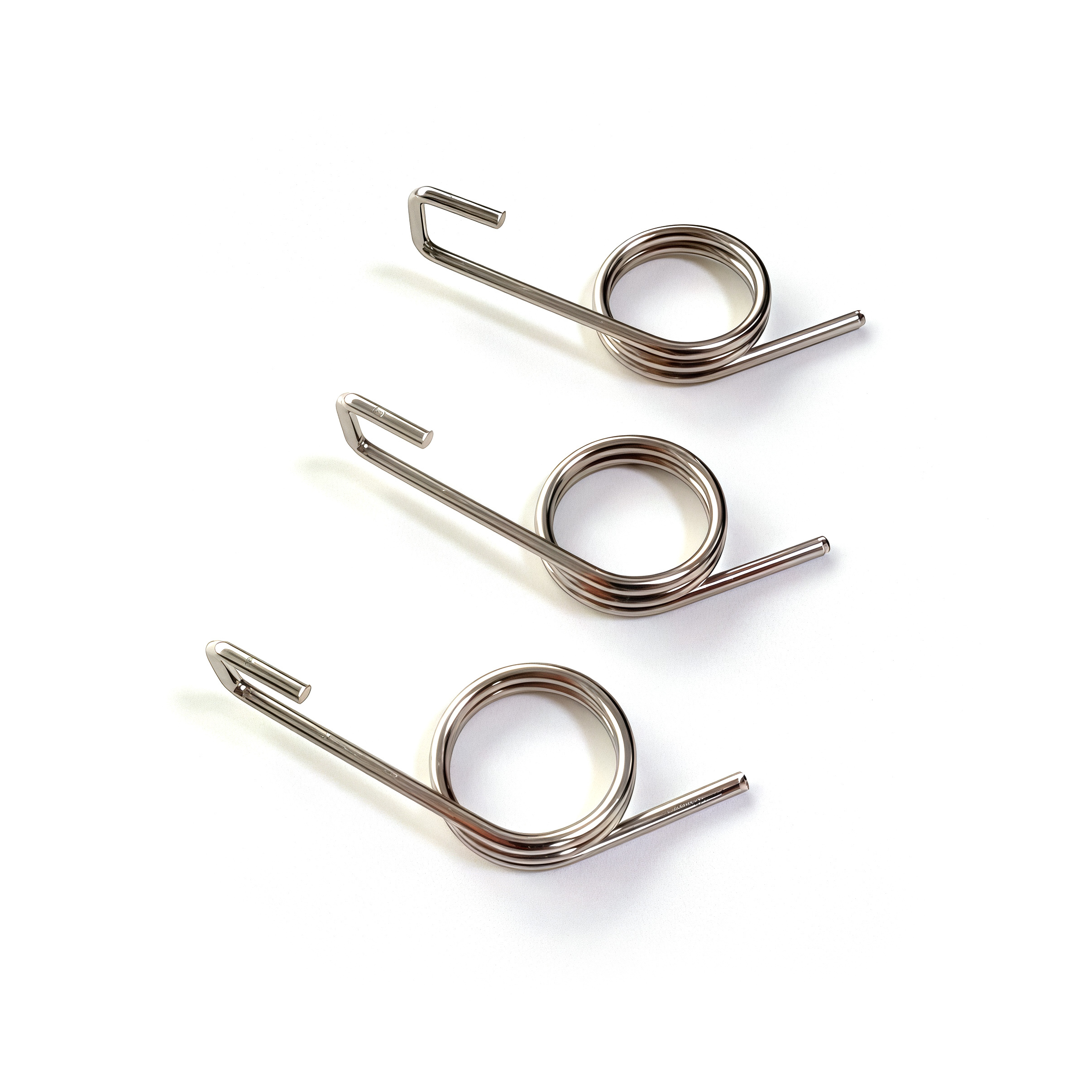 Custom SUS304 Single Leg Torsion Spring Industrial Precision Torsion Spring with Length & Twist Angle