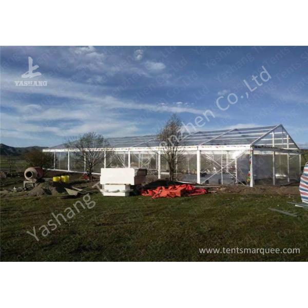 Wind Resistant Transparent Fabric clear event tent Canopy Structure