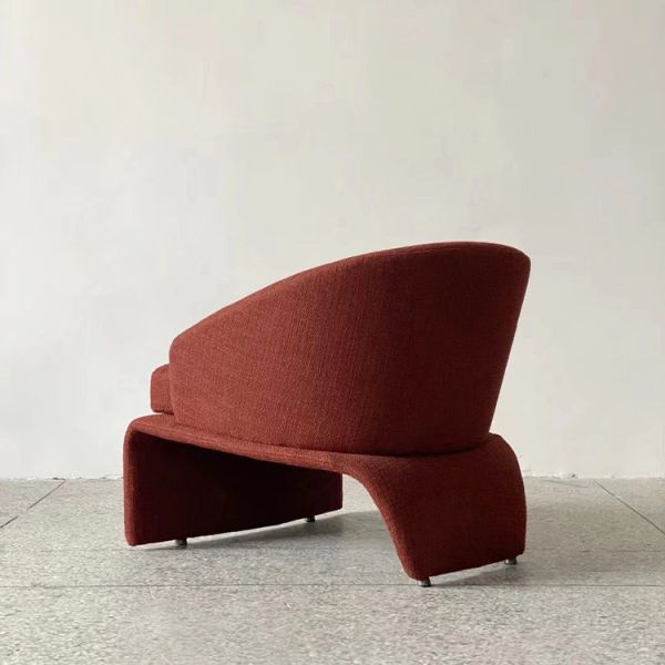 Home Furniture Modern Italian Style Living Room Velvet Accent Chair Lounge Chair Hotel Low Seat