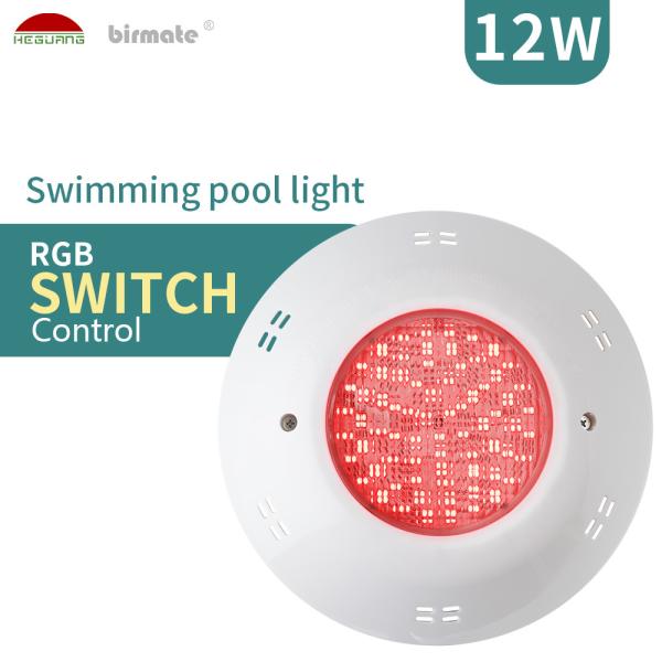 PC transparent de VDE mené fixé au mur de lumière de piscine de RVB SMD5050