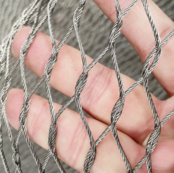 3mm 5mm diameter Stainless Steel Wire Rope Mesh Net for safty use