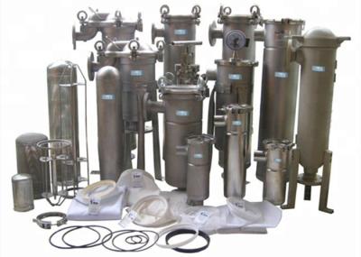SUS304 / SUS316 High Pressure Filter Housing , Multi Bag Filter Housing