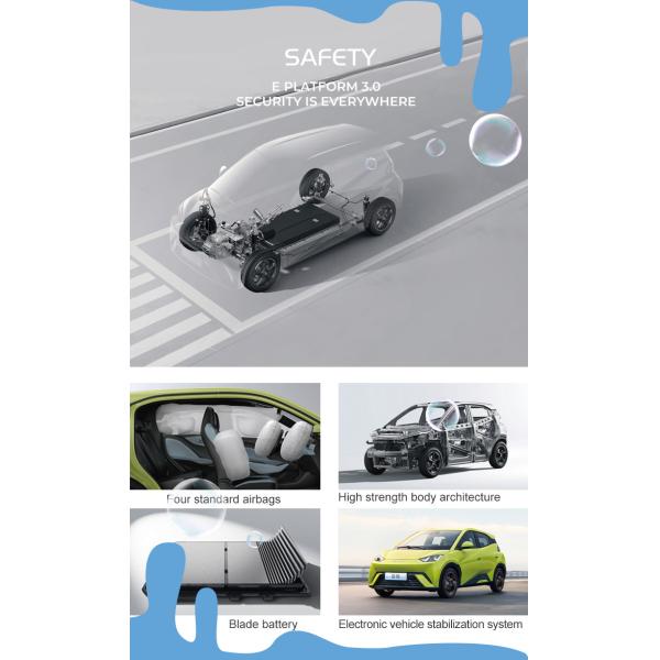 BYD Seagull EV Hatchback MINI Электрический автомобиль Дальность 405 км для городского транспорта