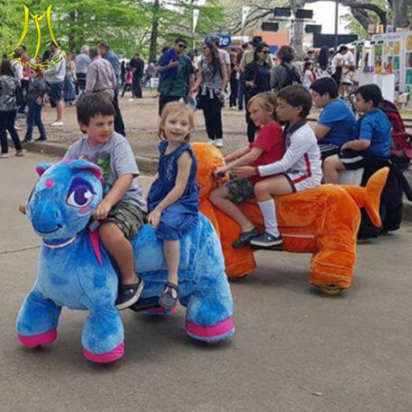 Hansel zoo animal horse walking toy unicorn riding electric scooter for sales