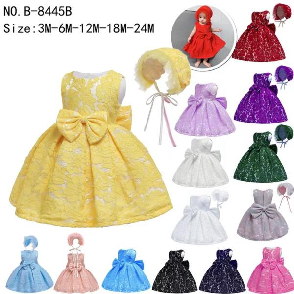 Yellow Princess Dress Up Knee Length Party Dress Fashionable Custom