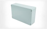 caja de conexiones al aire libre de aluminio del metal de 200x130x60m m Retangular
