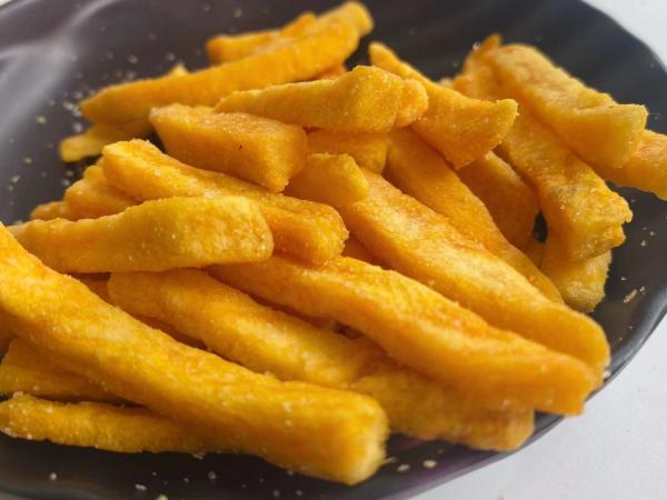 VF do vácuo Fried Fruit & vegetal do pacote do OEM secou o petisco saudável das tiras da batata doce