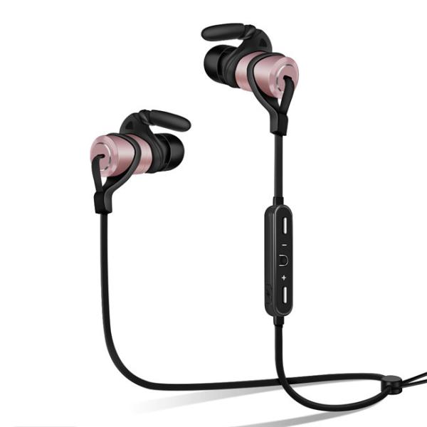 Full Metallic Housing Sports Bluetooth Earphone Wireless Earbuds CVC Noise Cancelling
