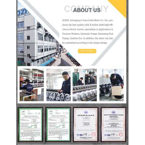 Energy-Saving 3kW Three-Phase Waterproof High Efficiency AC Induction Motor 