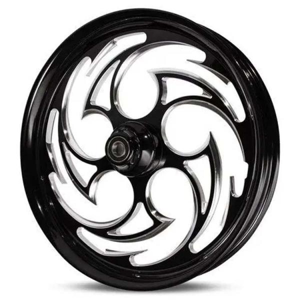 Aluminum Alloy 17 Inch Forged Chrome Motorcycle Wheel for Harley Excellent Performance