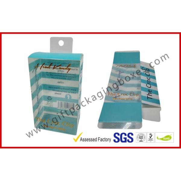 PETG / PVC Plastic Clamshell Packaging box with hanger , plastic gift boxes