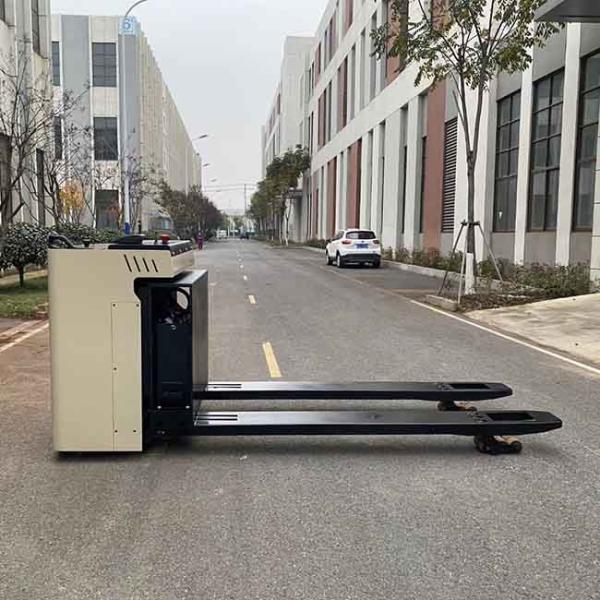 Side Stand Hydraulic Pallet Truck 5Ton -8Ton Powered Pallet Stacker