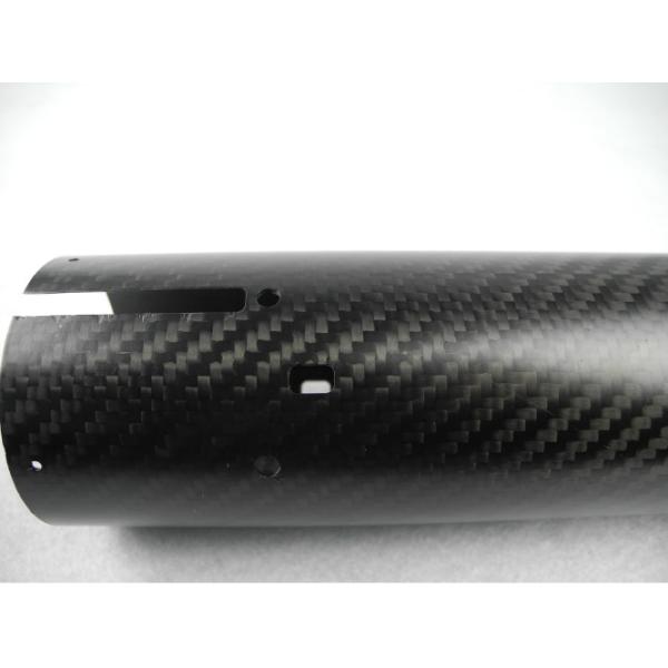 Волокна углерода 3k сопротивления износа радиация пробки/трубы твердого круглая uv