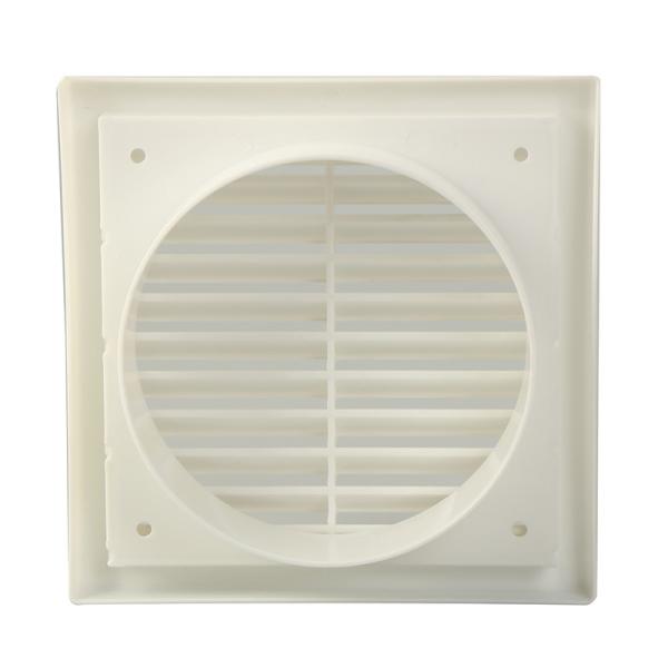 Grelha de ventilação de porta de banheiro personalizada com ventilador de fluxo axial e ventilador de fluxo axial