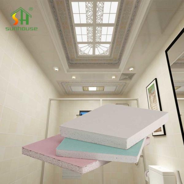 15mm Thickness 1220mm*2440mm*12mm Size Gypsum Board Ceiling with 1 Year Warranty for Indoor Application
