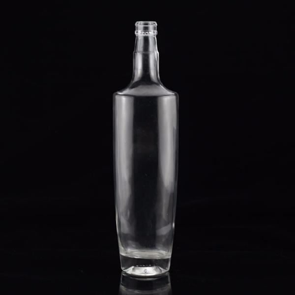 Скрубная крышка уплотнительный тип плоская плечевая стеклянная бутылка для класса мексиканской текилы Ликерное вино