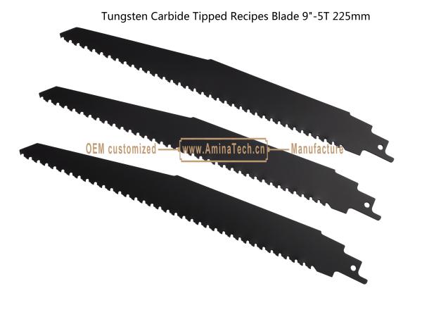 Tungsten Carbide Tipped Recipes Blade 9-5T 225mm,Cutting Porous Concrete,Red Brick,Fiber Cement,Epoxy Resin