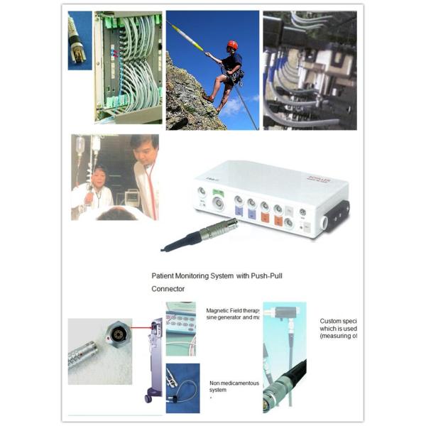 Compatible Lemo K Series 14 pin Connectors detectors Medical Cable Connector