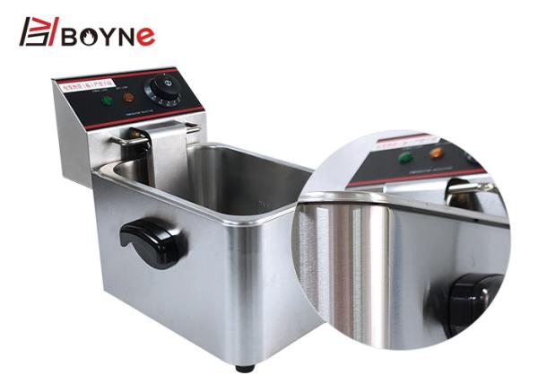Fast Food Fried Food Single tank Fryer for potato chips Snack Equipments