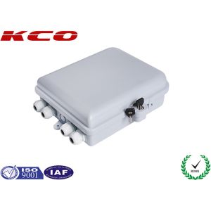 Outdoor Plastic Fiber Optic Terminal Box / 16 Core FTTH Termination Box