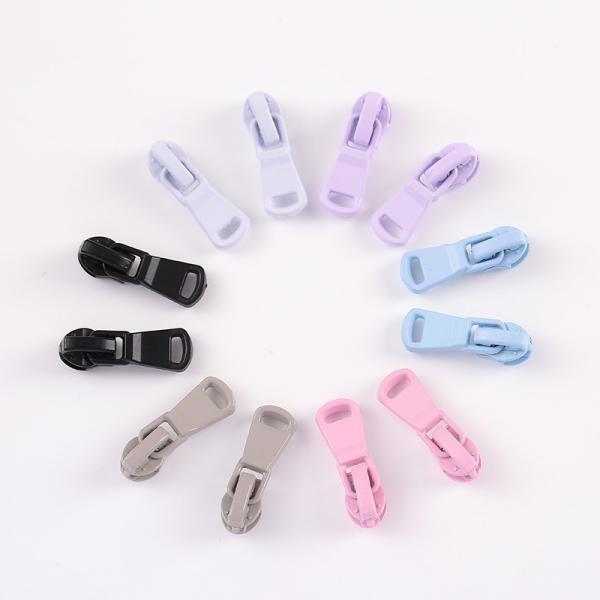 Eco Friendly Nylon Reversible Slider 3# Multi Color For Home Textiles