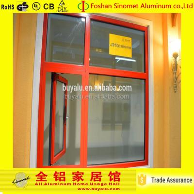 Casement Aluminum Alloy Window Power Coating  Customized Size Window