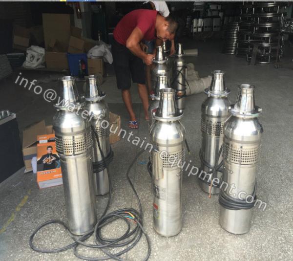 Landscape Stainless Steel Water Pump , City Square Centrifugal Pond Pump 13m Head