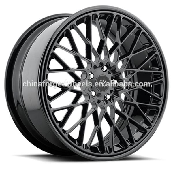 Gloss Black Customised 2-Piece Forged Alloy Rims 17