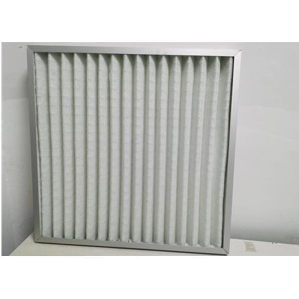 Eficiencia del filtro de purificador de aire de panel pliado 46mm/96mm G4 Porosidad de 5um